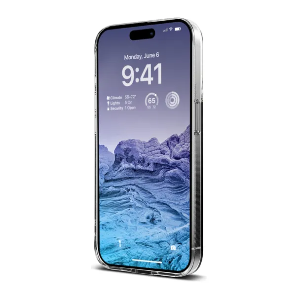 Crong Crystal Slim Cover - iPhone 15 Pro Max Case (Clear)