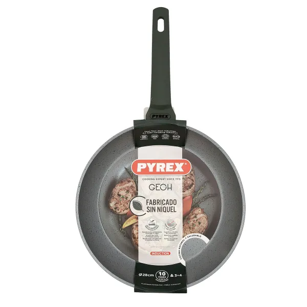 Keptuvė nelimpančiu dugnu Pyrex Geoh Grūdintas aliuminis 28 cm