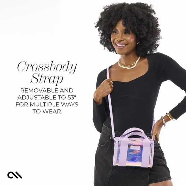 Case-Mate Micro Tote Bag - Waterproof Shoulder Bag (Soap Bubble)