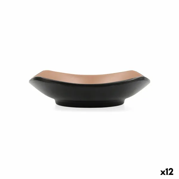 Snack Kulho Bidasoa Gio Ruskea Muovinen 15 x 15 cm 12 osaa