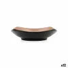 Snack Kulho Bidasoa Gio Ruskea Muovinen 15 x 15 cm 12 osaa