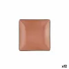 Plokščia lėkštė Bidasoa Gio Ruda Plastmasinis 18 x 18 cm (12 vnt.)