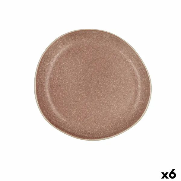 Plakans trauks Bidasoa Gio Neregulārs Brūns Keramika 20 cm (6 gb.)