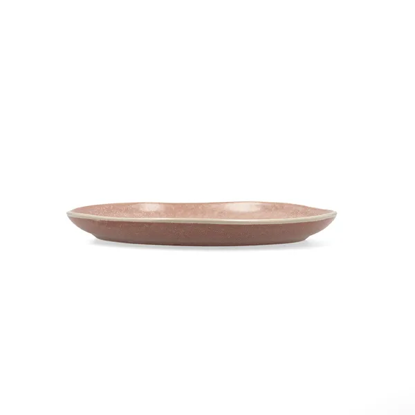 Litteä Lautanen Bidasoa Gio Satunnainen Ruskea Keraminen 20 cm (6 osaa)