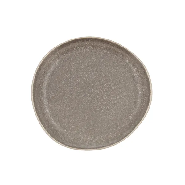 Plakans trauks Bidasoa Gio Neregulārs Pelēks Keramika 20 cm (6 gb.)