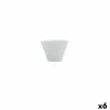 Appetizer Set Ariane Artisan White Ceramic 11 cm (6 Units)