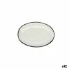 Uzkodu paplāte Ariane Vital Filo Keramika Balts Ø 26 cm (12 gb.)