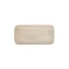 Snack tray Ariane Porous 28 x 14 cm Ceramic Beige (6 Units)