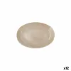 Välipalatarjotin Ariane Porous Keraminen Beige Ø 26 cm (12 osaa)