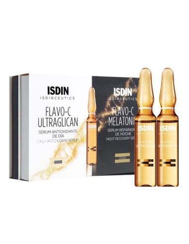 Antioxidant Serum Isdin Isdinceutics Melatonin + Ultraglican 20 x 2 ml Ampoules