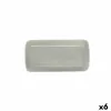 Užkandžių dėklas Ariane Porous 28 x 14 cm Keramikinis Žalia (6 vnt.)