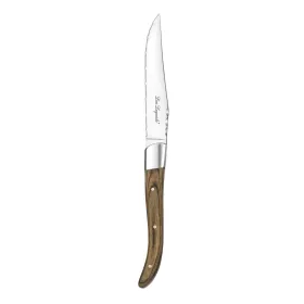 Mėsos peilių rinkinys Lou Laguiole Louis Graikinis riešutas Metalinis 23 x 2 x 1 cm Mėsa (6 vnt.)