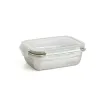 Hermētiska Pusdienu Kastīte Bidasoa Theo 17 x 13 x 6 cm 550 ml Sudrabains Metāls (6 gb.)