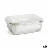 Ilmatiivis eväsrasia Bidasoa Theo Suorakulmainen 1,8 L 23 x 18 x 8 cm Metalli (6 osaa)