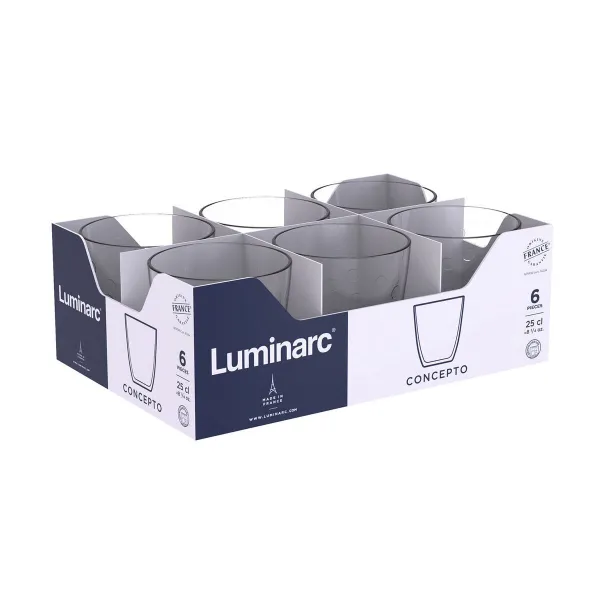 Stiklas Luminarc Concepto Bulle 250 ml Skaidrus stiklas (24 vnt.)
