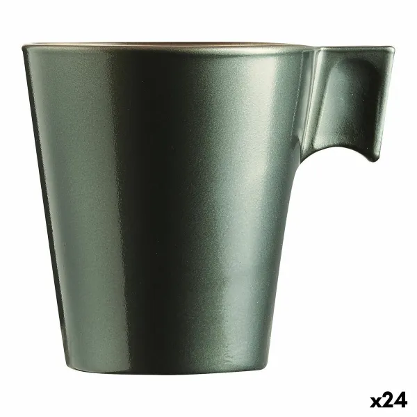Krūze Luminarc Flashy Zaļš 80 ml Stikls (24 gb.)