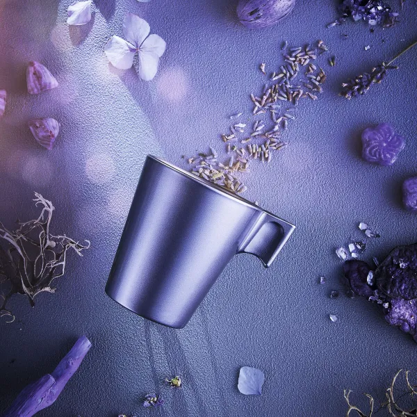 Muki Luminarc Flashy Purppura 80 ml Lasi (24 osaa)
