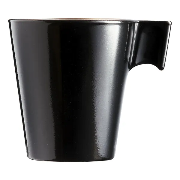 Кружка Mug Luminarc Flashy Чёрный 80 ml Двухцветный Cтекло (24 штук)