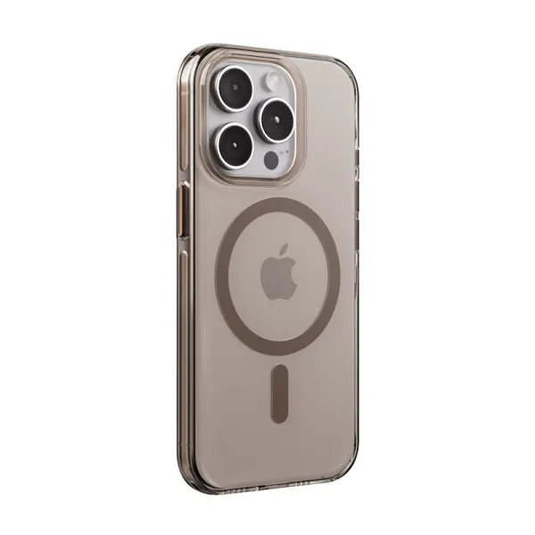Crong Clear MAG Pro - iPhone 15 Pro MagSafe Case (Desert)