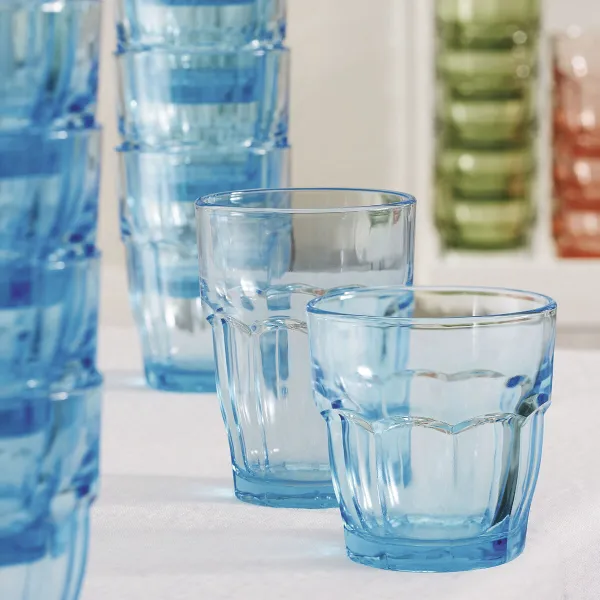 Lasi Bormioli Rocco Rock Bar Sininen Lasi 270 ml (24 osaa)