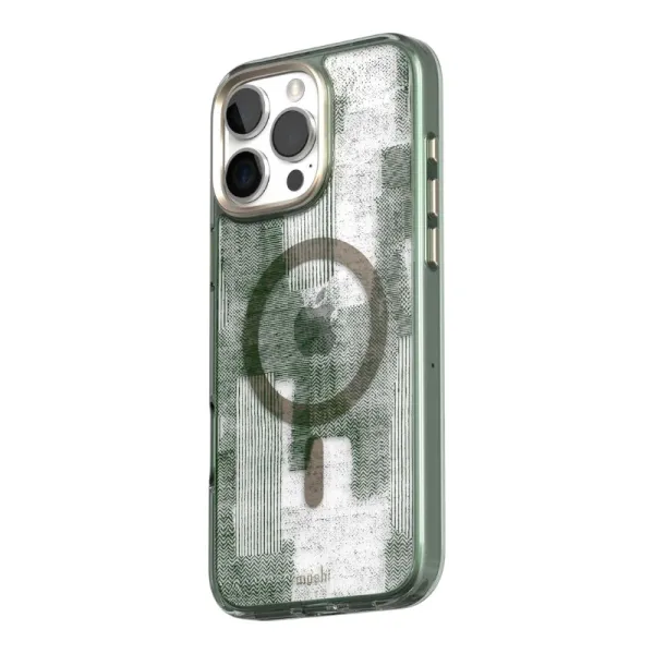 Moshi iGlaze MagSafe - Case for iPhone 16 Pro (Sunlit Green)