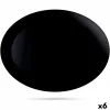 Serviravimo Lėkštė Luminarc Diwali Negro Juoda stiklas 35 x 24 cm (6 vnt.)