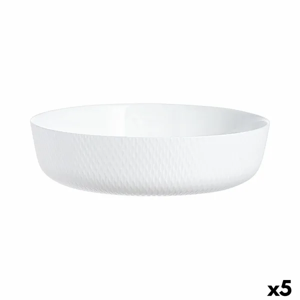 Serviravimo Lėkštė Luminarc Smart Cuisine Balta stiklas Ø 26 cm (5 vnt.)