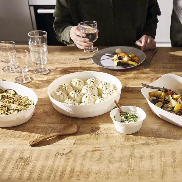 Serviravimo Lėkštė Luminarc Smart Cuisine Balta stiklas Ø 26 cm (5 vnt.)