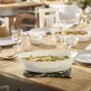 Serviravimo Lėkštė Luminarc Smart Cuisine 32 x 20 cm Balta stiklas (6 vnt.)