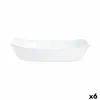 Serviravimo Lėkštė Luminarc Smart Cuisine Balta stiklas 34 x 25 cm (6 vnt.)