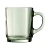 Cup Luminarc Alba Green Glass 250 ml (6 Units)