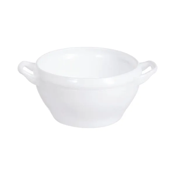 Soup Bowls Luminarc Bol Opal White 540 ml With handles (24 Units)