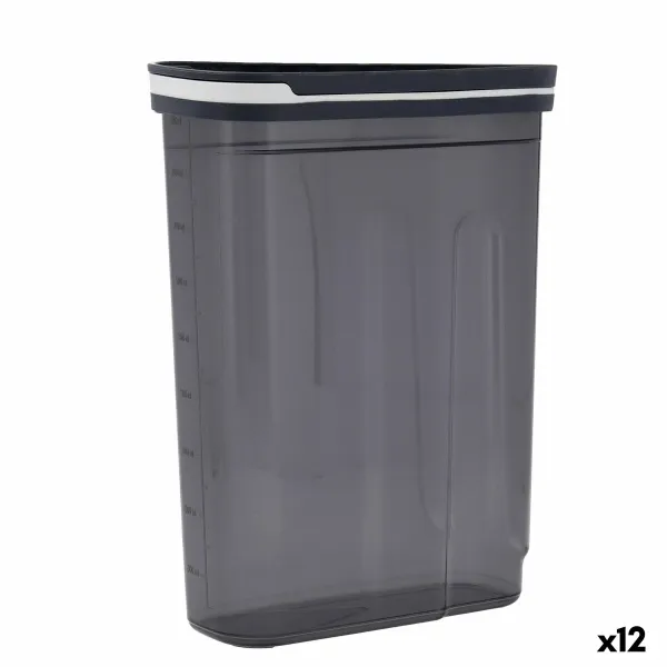 Maisto konservavimo konteineris Quid City Pilka 2,7 L Su dangteliu Dozatorius (12 vnt.)