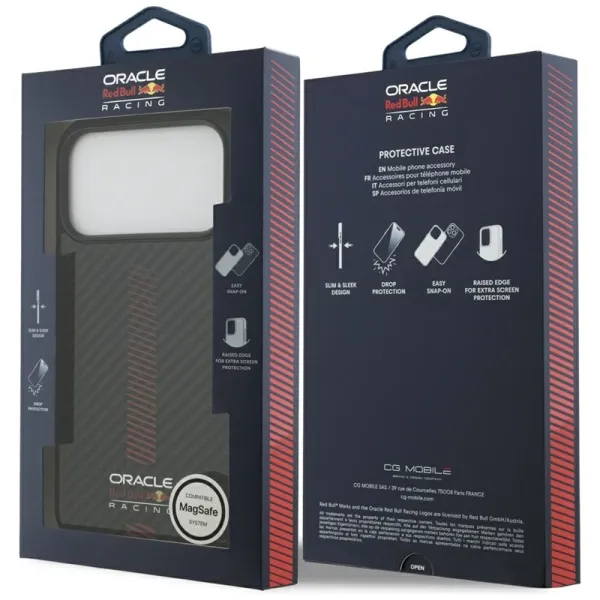 Red Bull Kevlar Powerbar MagSafe - iPhone 17 Pro Max Case (Black)