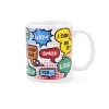 Чашка Quid Wow Komikss Daudzkrāsains Keramika 330 ml (12 gb.)