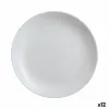 Pizzalautanen Luminarc Diwali Harmaa Lasi Ø 32 cm (12 osaa)