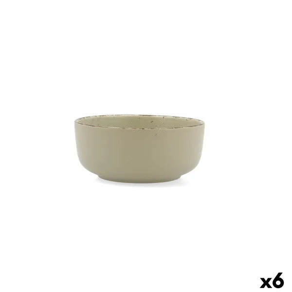 Чаш для Закусок Quid Duna Зеленый Керамика 15 x 15 cm (6 штук)