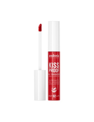 Lipstick Andreia Kiss Proof 8 ml Red Nº 2