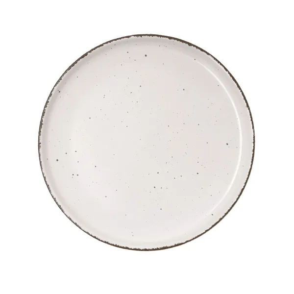 Flat Plate Quid Duna Beige Ceramic 26,5 x 2,8 cm (6 Units)