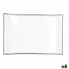 поднос для закусок Quid Gastro Белый Керамика 36 x 25 cm (6 штук)