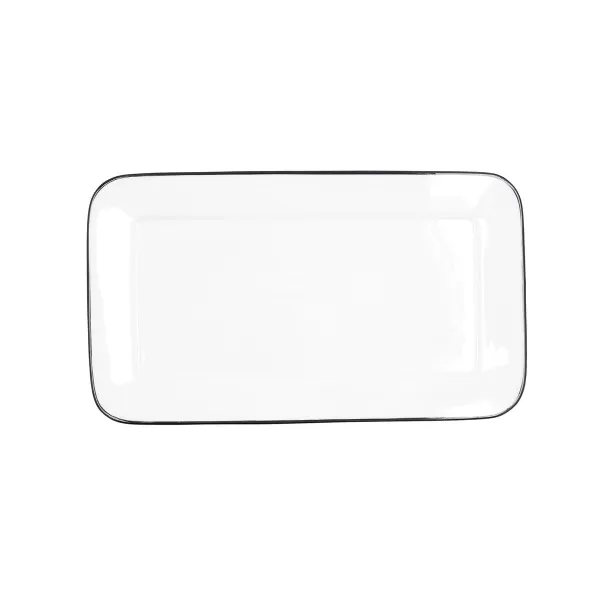 поднос для закусок Quid Gastro Белый Керамика 31 x 18 cm (6 штук)