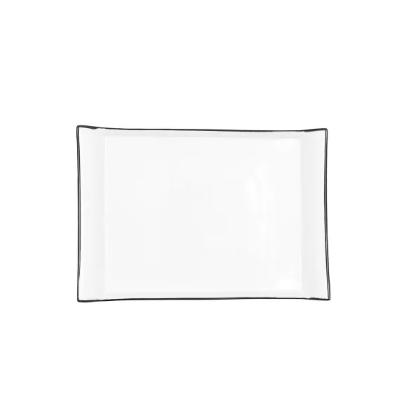 поднос для закусок Quid Gastro Белый Керамика 26 x 18 cm (6 штук)