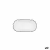Välipalatarjotin Quid Gastro Valkoinen Musta Keraminen 20,5 x 11 x 3,5 cm (12 osaa)