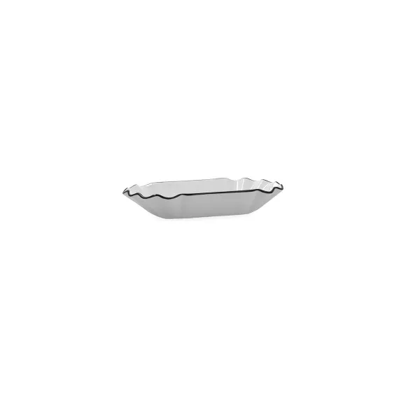 Uzkodu paplāte Quid Gastro Balts Melns Keramika 20,5 x 11 x 3,5 cm (12 gb.)