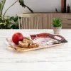 Breakfast tray Quid Habitat Multicolour Plastic 34 x 25 x 2 cm With handles Coffee (12 Units)