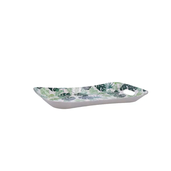 Pusryčių padėklas Quid Habitat Spalvotas Plastmasinis 33,5 x 23 x 3,5 cm Su rankenomis Paklodės (12 vnt.)