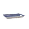 Pusryčių padėklas Quid Habitat Mėlyna Plastmasinis 33 x 23 x 4 cm Su rankenomis Denim (12 vnt.)