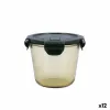 Hermētiska Pusdienu Kastīte Bidasoa Infinity Apaļa 700 ml Dzeltens Stikls (12 gb.)