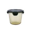 Герметичная коробочка для завтрака Bidasoa Infinity Круглая 700 ml Жёлтый Cтекло (12 штук)