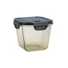 Hermētiska Pusdienu Kastīte Bidasoa Infinity Kvadrāta 900 ml Dzeltens Stikls (12 gb.)